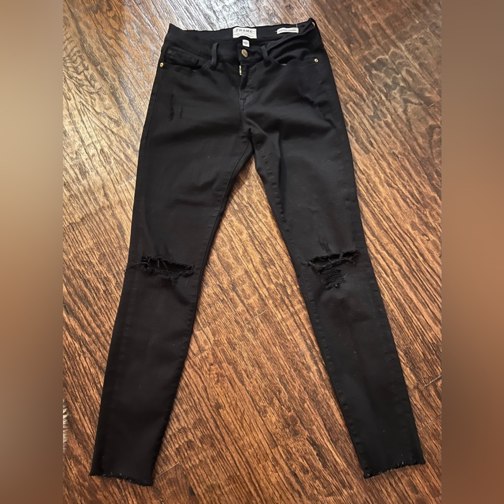 Frame Le Skinny de Jeanne Crop